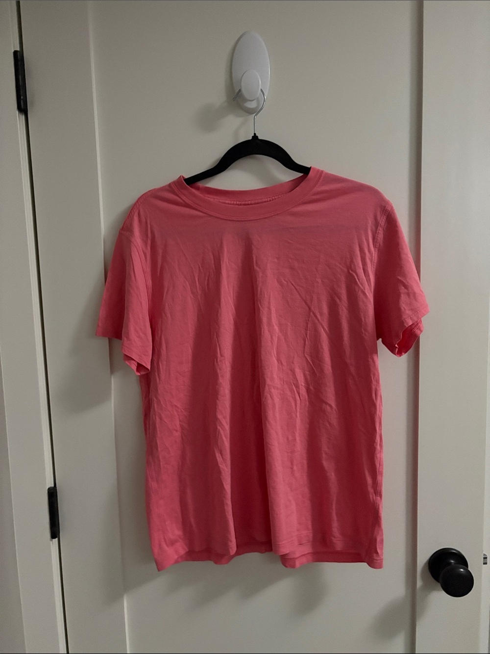 Lululemon Classic pink Crewneck T-Shirt in Coral Pink